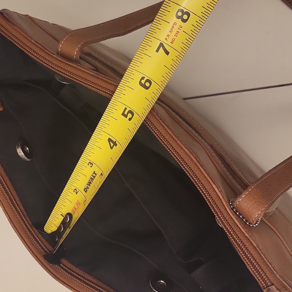 Tignanello Brown / Tan Shoulder Purse - Picture 8 of 10